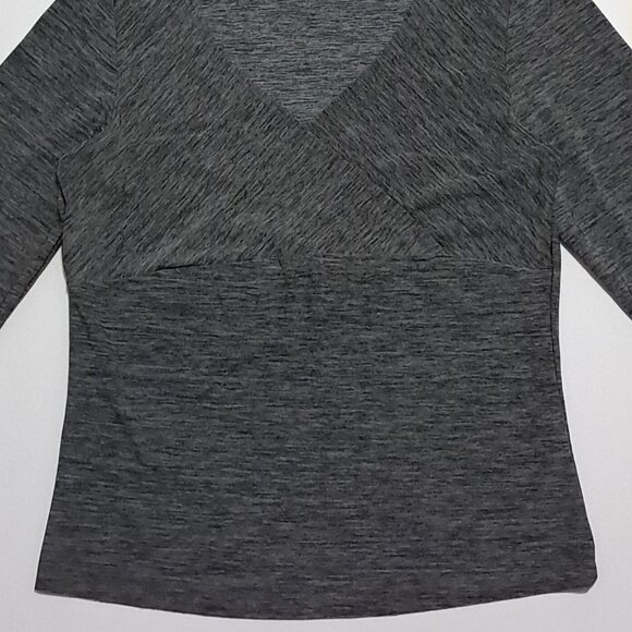 Moa Moa (from Dillard's) Stretch Wrap Blouse Top - Picture 2 of 3